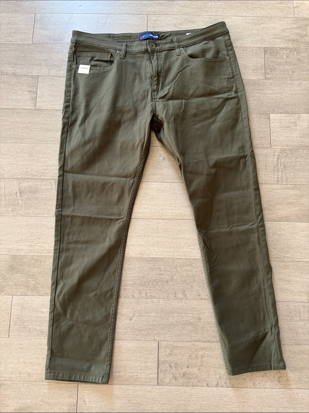 Pepe Jeans Olive Green Men's Jeans - Picture 2 of 12